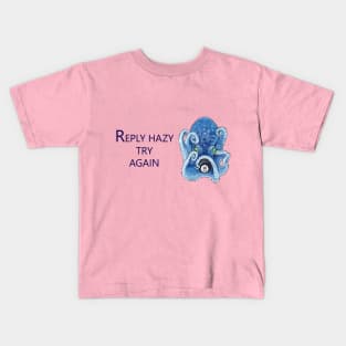 Reply Hazy, Try Again Kids T-Shirt